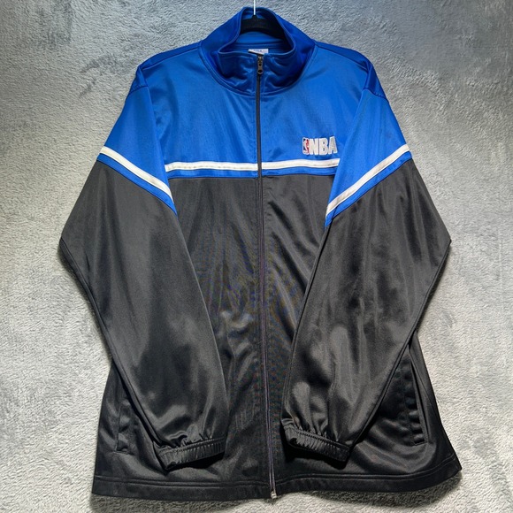 NBA Elevation Other - NBA Elevation Track Jacket Blue Black Full Zip Basketball Medium *Zipper Issue